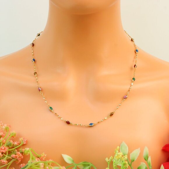 "New Beautiful Design Necklace Chain for Women/Girls, Gift, N869 - Picture 3 of 10